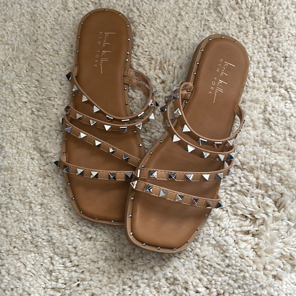 Nicole Miller studded sandals